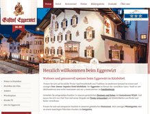 Tablet Screenshot of eggerwirt-kitzbuehel.at